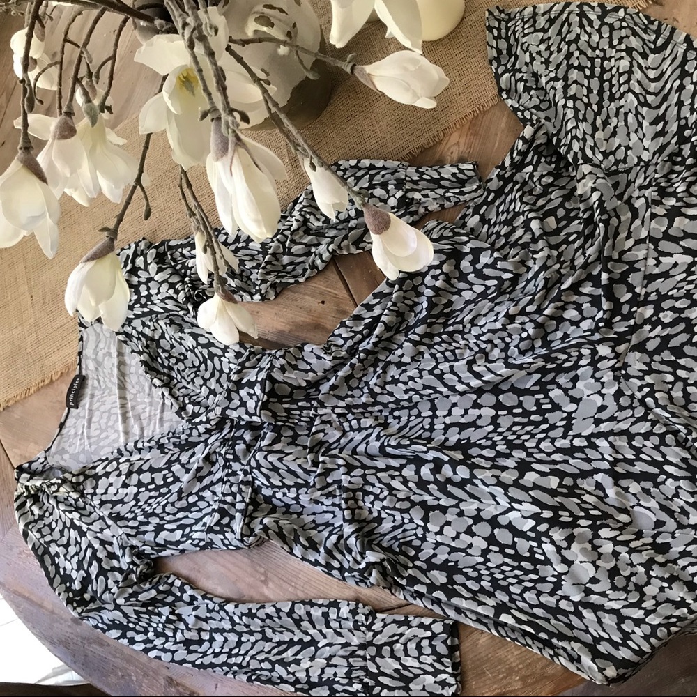 Black, White and Grey Dress...worn once!